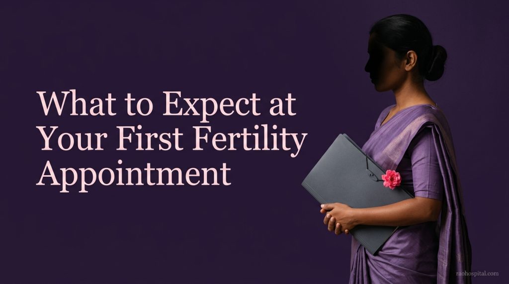 Rao Hospital - What to Expect at Your First Fertility Appointment - What to Expect at Your First Fertility Appointment What to Expect at Your First Fertility Appointment