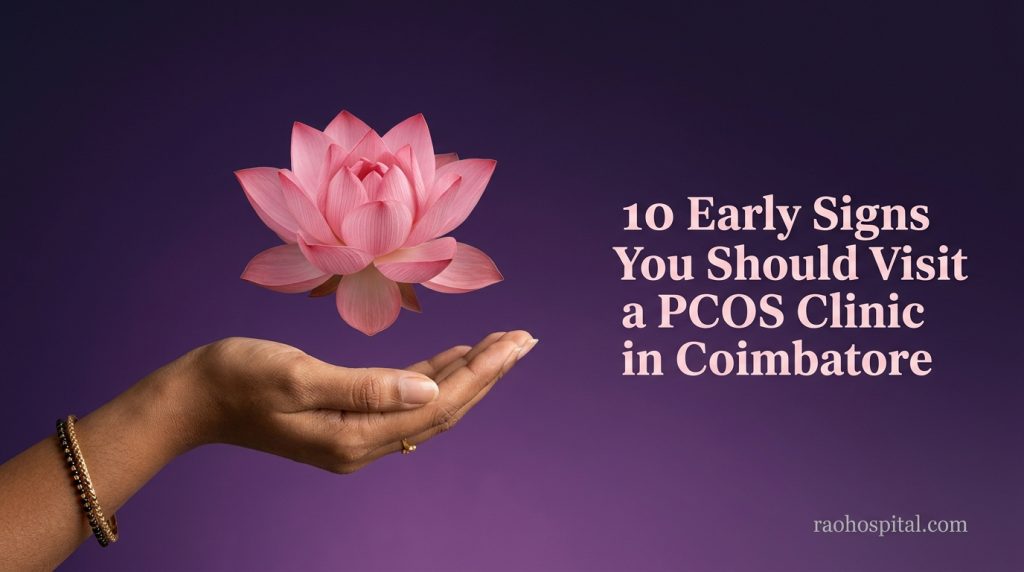 Rao Hospital - 10 Early Signs You Should Visit a PCOS Clinic in Coimbatore - 10 Early Signs You Should Visit a PCOS Clinic in Coimbatore 10 Early Signs You Should Visit a PCOS Clinic in Coimbatore