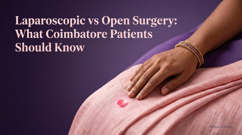 Rao Hospital - Laparoscopic vs Open Surgery What Coimbatore Patients Should Know - Laparoscopic vs Open Surgery: What Coimbatore Patients Should Know Laparoscopic vs Open Surgery, What Coimbatore Patients Should Know