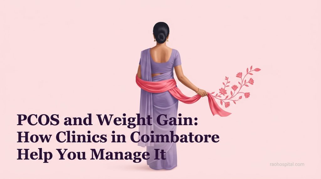Rao Hospital - PCOS and Weight Gain How Clinics in Coimbatore Help You Manage It - PCOS and Weight Gain: How Clinics in Coimbatore Help You Manage It PCOS and Weight Gain: How Clinics in Coimbatore Help You Manage It
