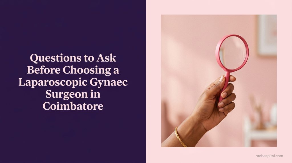 Rao Hospital - Questions to Ask Before Choosing a Laparoscopic Gynaec Surgeon in Coimbatore - Questions to Ask Before Choosing a Laparoscopic Gynaec Surgeon in Coimbatore Questions to Ask Before Choosing a Laparoscopic Gynaec Surgeon in Coimbatore