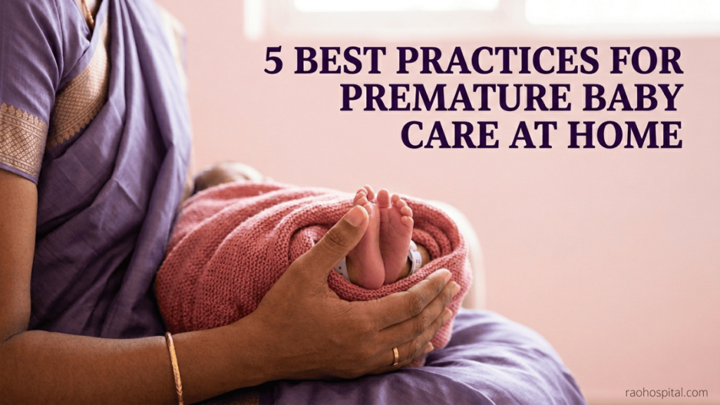 Rao Hospital - Best Practices for Premature Baby Care at Home - 5 Best Practices for Premature Baby Care at Home Premature Baby Care at Home