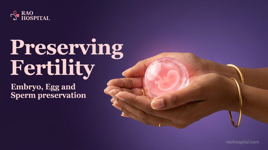 Preserving Fertility – Embryo, Egg and Sperm preservation